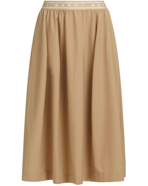 Marni Brown Elegant And Versatile Skirts