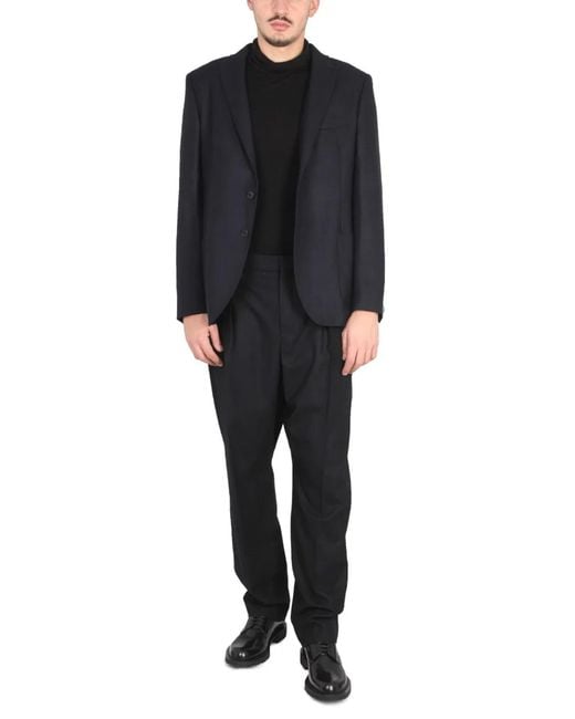 Tonello Black Singlebreasted Jacket for men