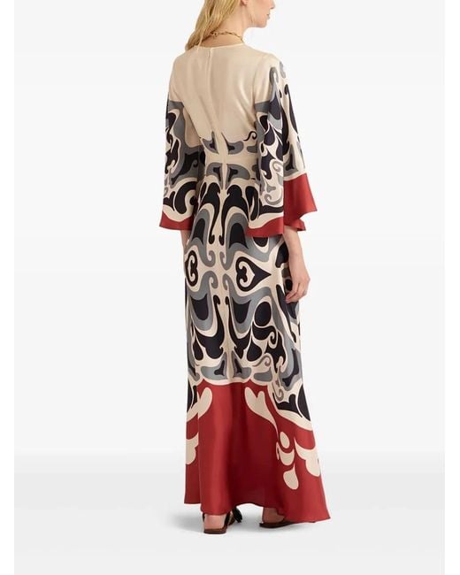 LaDoubleJ Red "Sorella Dress" Long Sleeve Dress