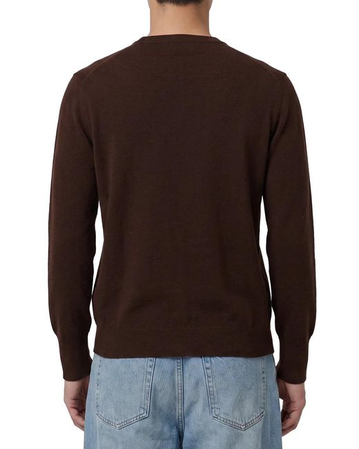 Ballantyne Black Tobacco Crewneck Pullover for men