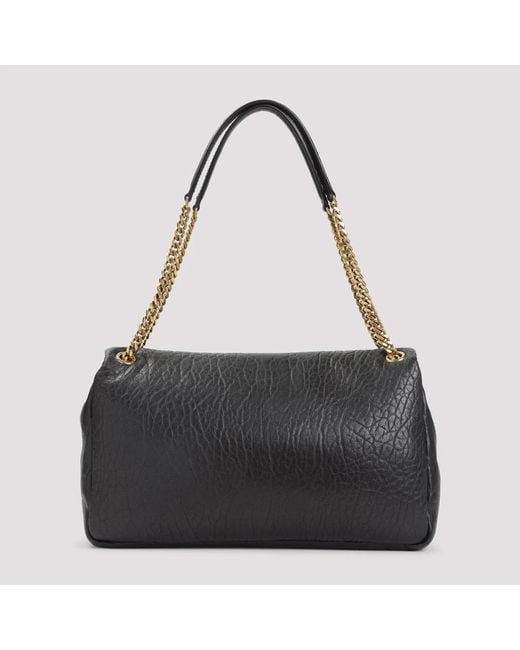 Saint Laurent Black Calypso Large Bag