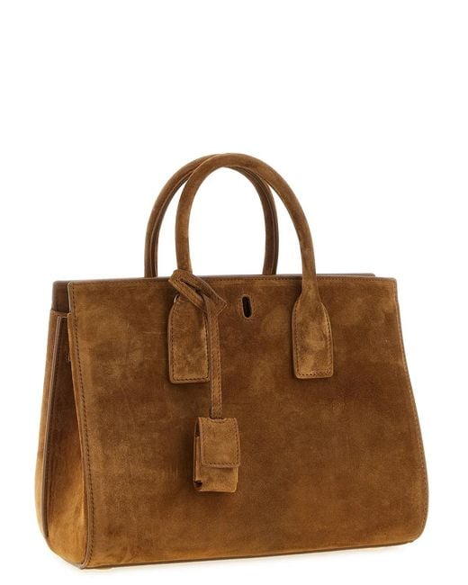 Saint Laurent Brown 'Sac De Jour' Small Handbag