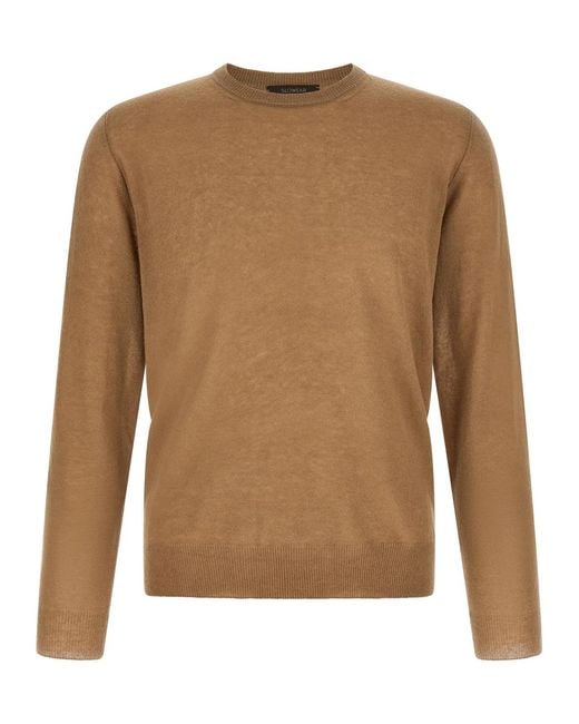 Zanone Brown 'Giro' Sweater for men