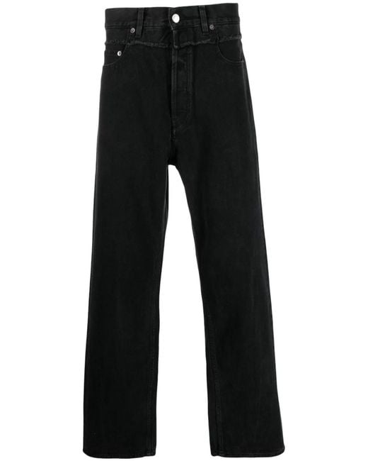 Ambush Black High Waisted Denim Jeans for men