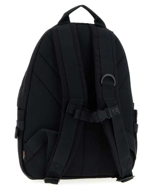 Y-3 Black Logo Backpack