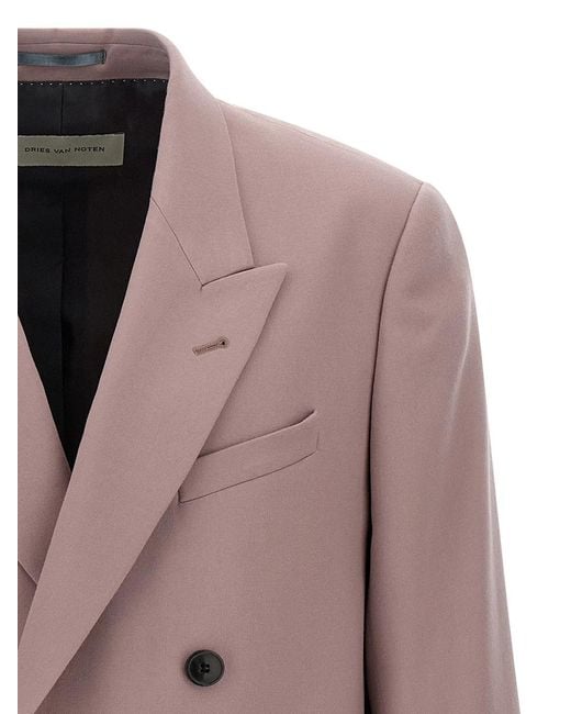 Dries Van Noten Purple 'Buforden' Blazer for men