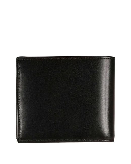 Saint Laurent Black Ysl Credit Card Holder for men