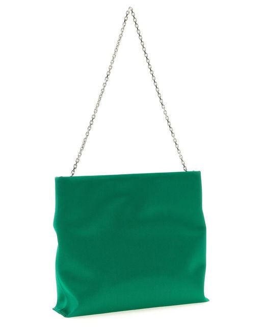 Roger Vivier Green 'Trompette' Clutch