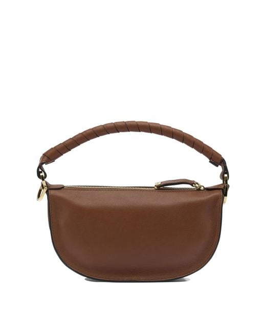Chloé Brown Small "Marcie" Shoulder Bag