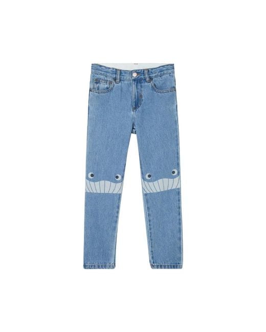 Stella McCartney Blue "Smile" Denim Pants