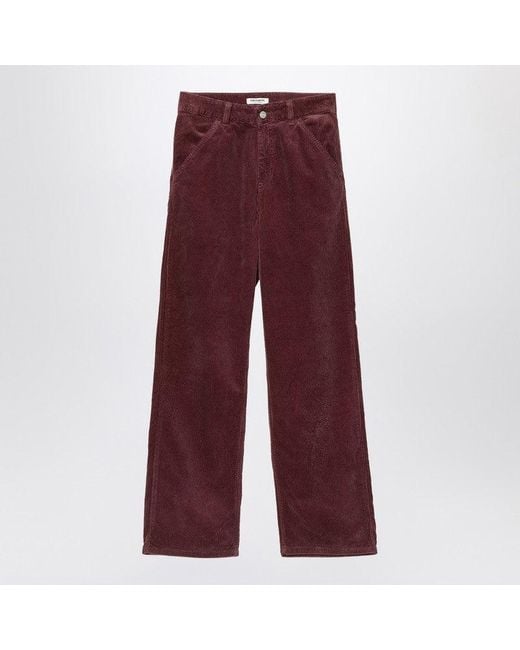 Carhartt Red Simple Pant