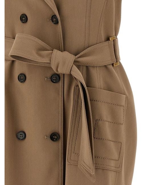 Elisabetta Franchi Natural Vest Dress