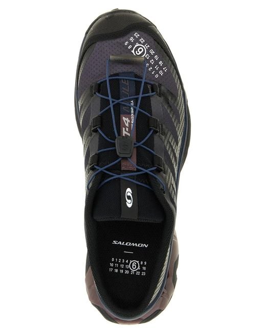 MM6 by Maison Margiela Black 'Xt4 Mule' Sneakers X Salomon for men