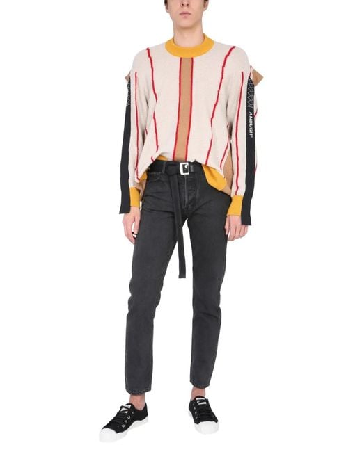 Ambush Natural Crew Neck Sweater for men