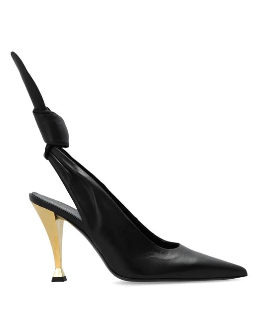 Givenchy Black Nappa Leather Beauw Pumps
