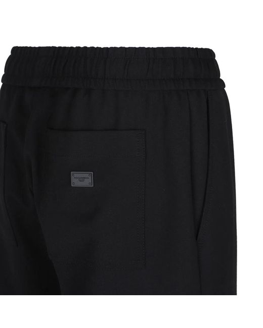 Dolce & Gabbana Black Dolce & Gabbana Wool Cargo Pants for men