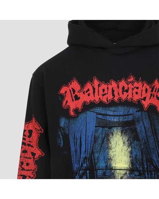 Balenciaga Black Medium Fit Hoodie