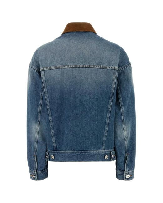 Versace Blue Denim Jacket