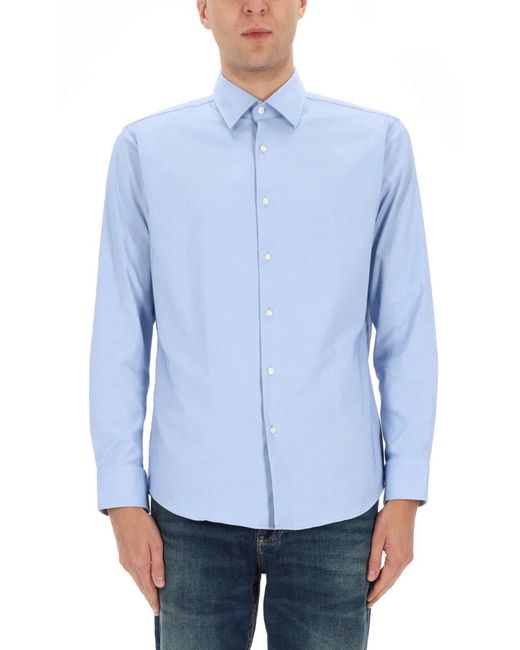 Boss Blue Regular Fit Shirt for men