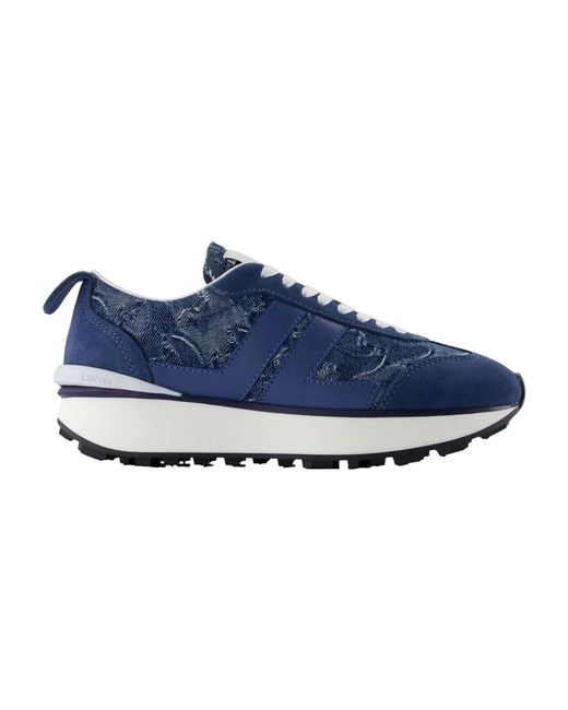 Lanvin Blue Bumpr Sneakers