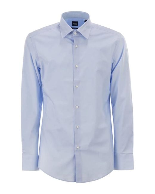 Boss Blue Slim Fit Shirt for men