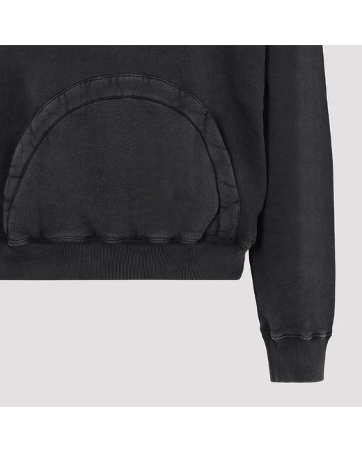 Off-White c/o Virgil Abloh Black Logo Print Hoodie for men