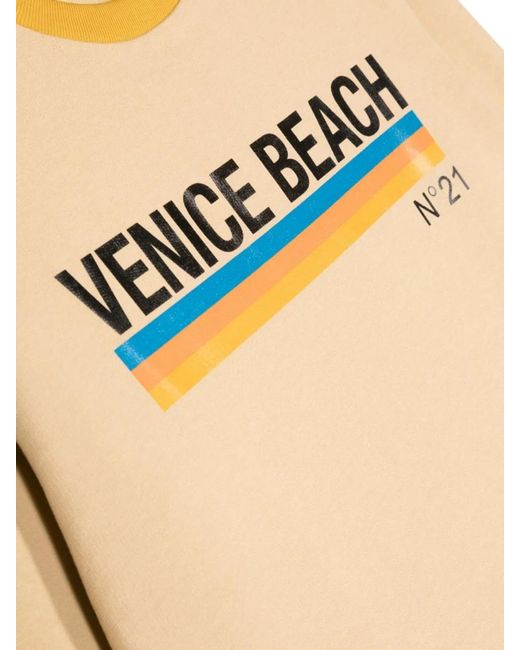 N°21 Natural Venice Beach Crewneck Sweatshirt