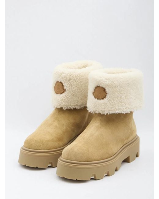 Moncler Natural Aurea Ankle Boots