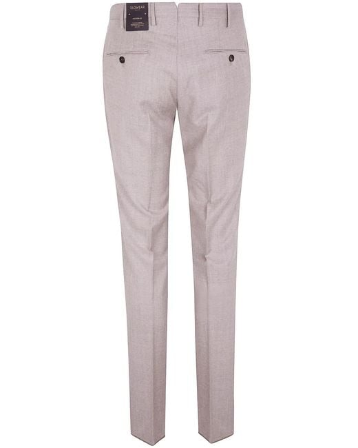 Incotex Gray "Chino Slim Fit" Trousers for men
