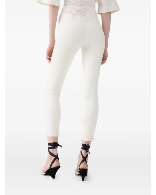 Jacquemus White Le Pantalon Arlesien Wool Blend Trousers
