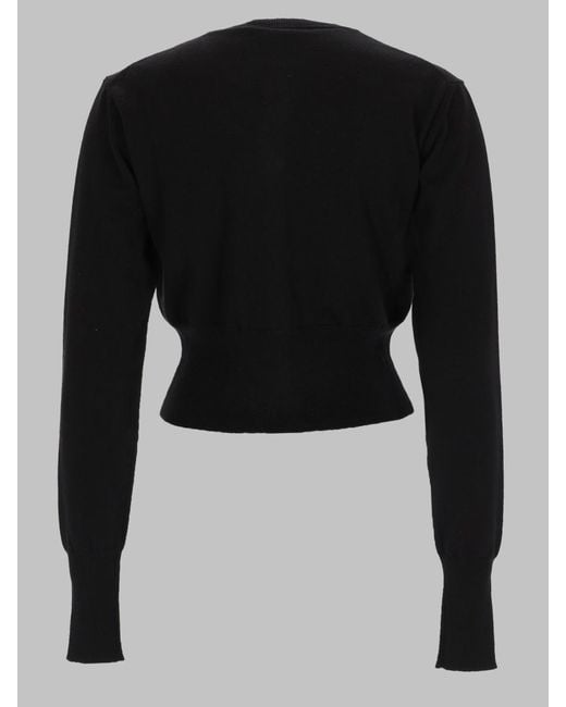 Vivienne Westwood Black Cardigan "Bea" Cropped