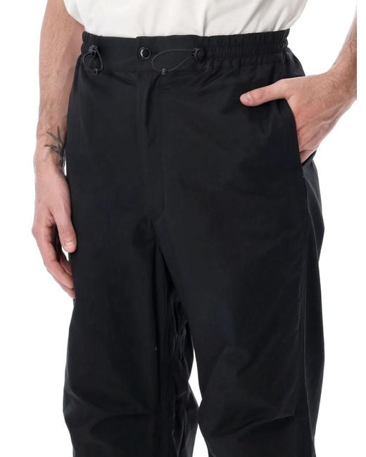 Nanamica Black Recycled Nylon Deck Pants for men