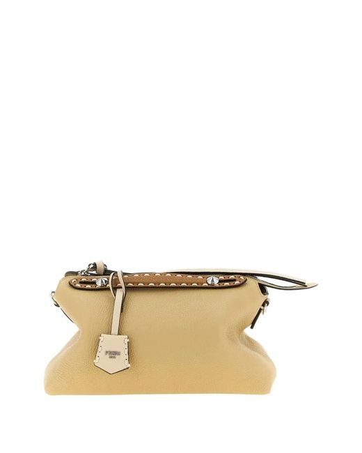 Fendi Metallic By The Way Selleria Leather Bag