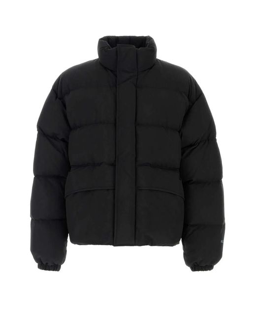 Jil Sander Black Down Blouson 21 W Logo for men