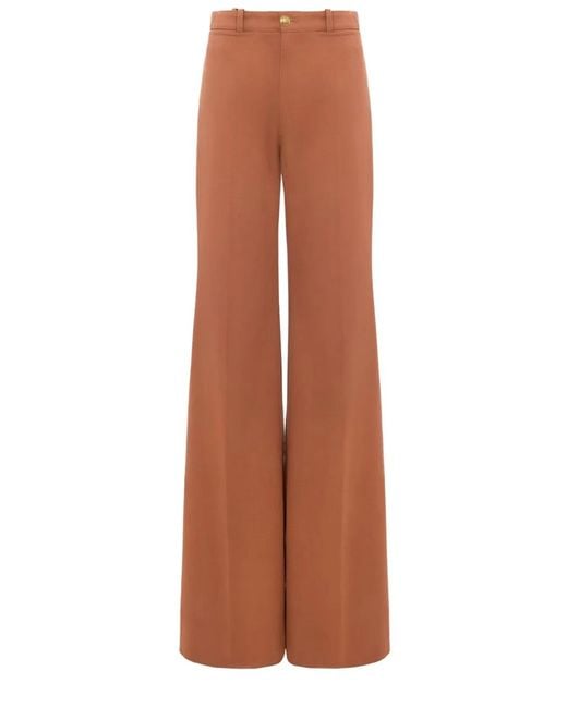 Chloé Brown Flared Pants