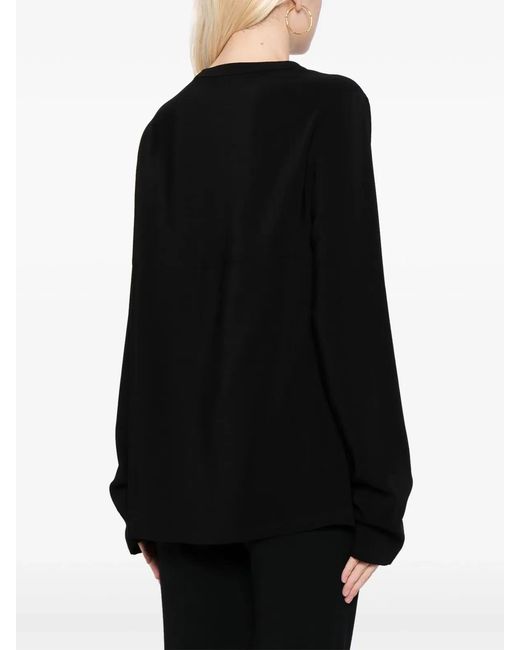 Stella McCartney Black Iconic Zip Detailed Top