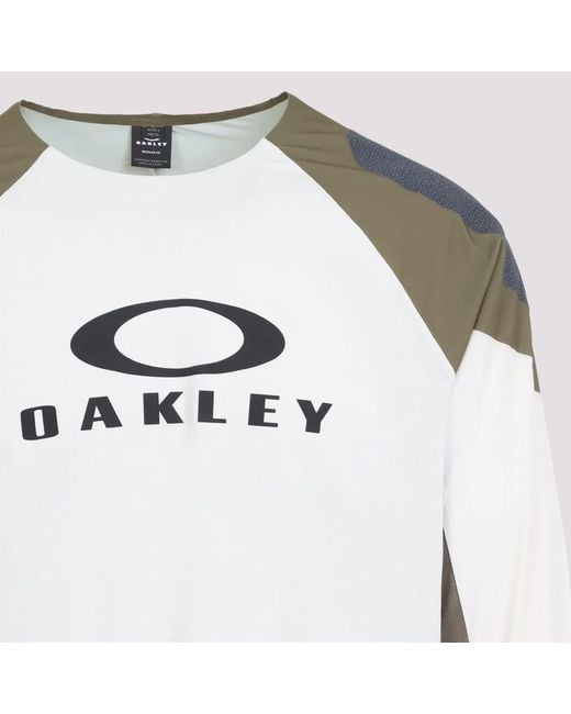 Oakley White Seeker Edge Long Sleeve T-Shirt for men