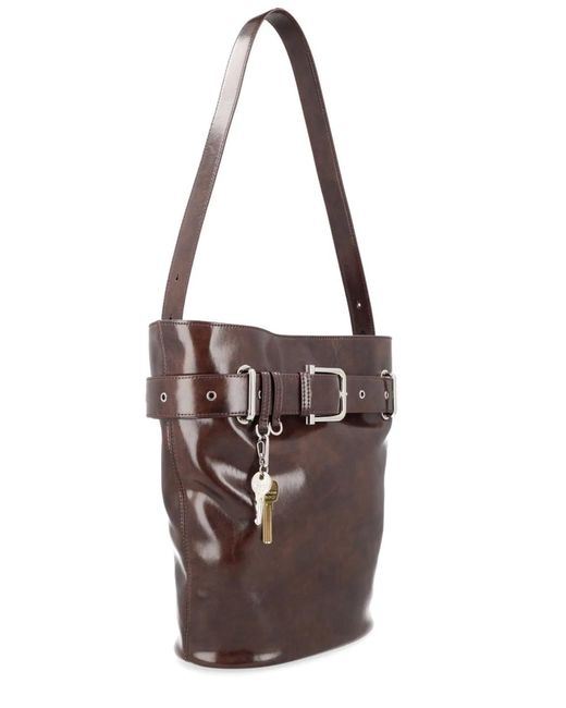 OSOI Brown Borsa A Secchiello "Brocle"