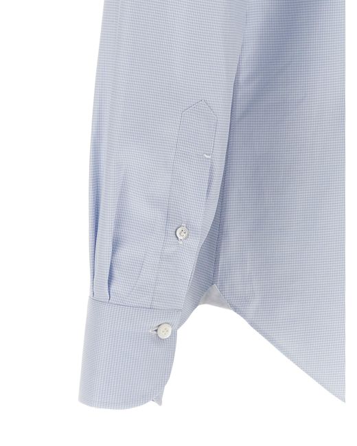 Finamore 1925 Blue 'Napoli' Shirt for men