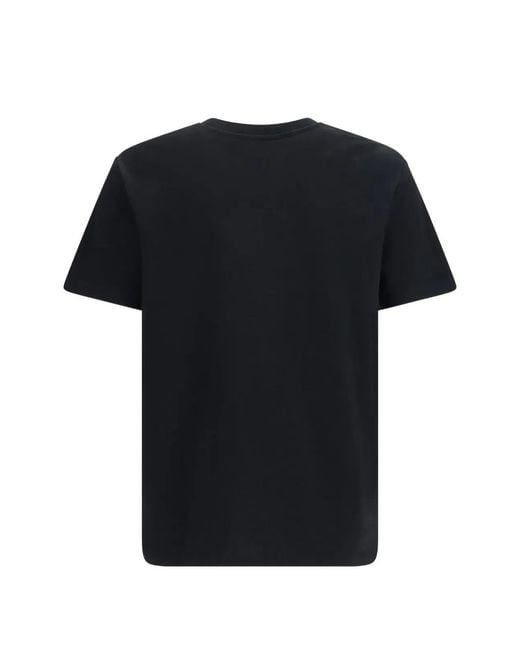 Balmain Black Loose Ss T-Shirt for men