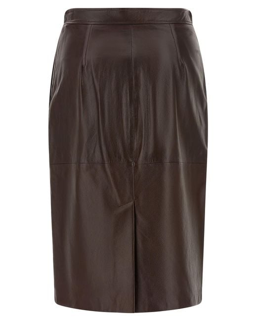 Max Mara Brown 'Msttimore' Skirt