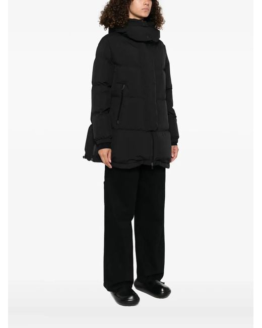 Herno Black Medium 2-Layer Hooded Down Jacket