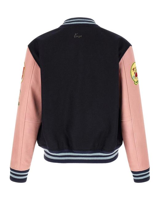 KENZO Blue Badges' Jacket for men