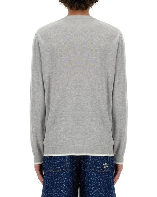 Maison Kitsuné Gray Sweatshirt for men