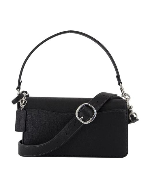 COACH Black Tabby 26 Refresh Shoulder Bag