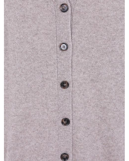 Aspesi Purple Classic Cardigan