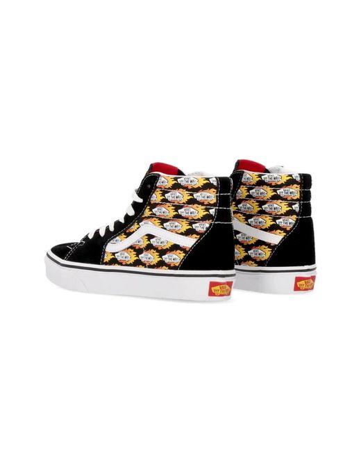 Vans Black "Flame Logo Repeat" Sneaker