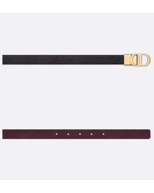 Dior Brown "30 Montaigne" Reversible Belt