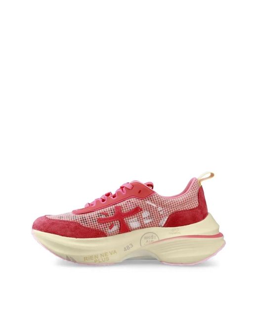 Premiata Pink Hill Timeless Chunky Sneakers