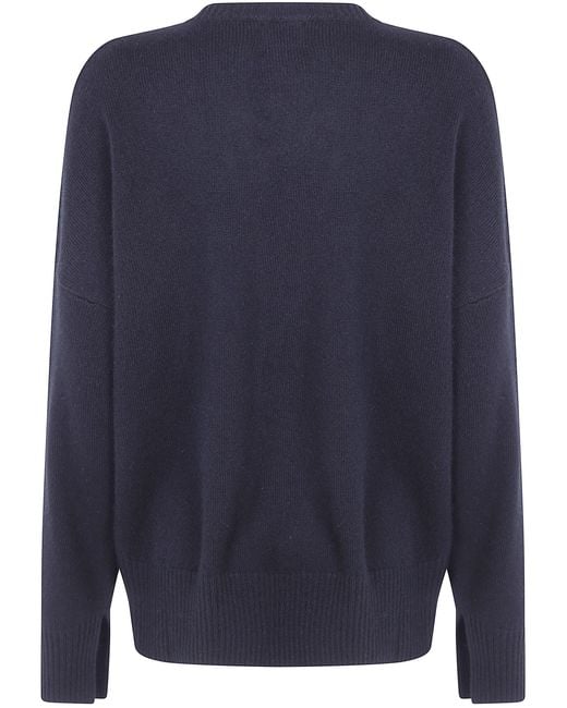 Loulou de Saison Blue Anton Cashmere Sweater